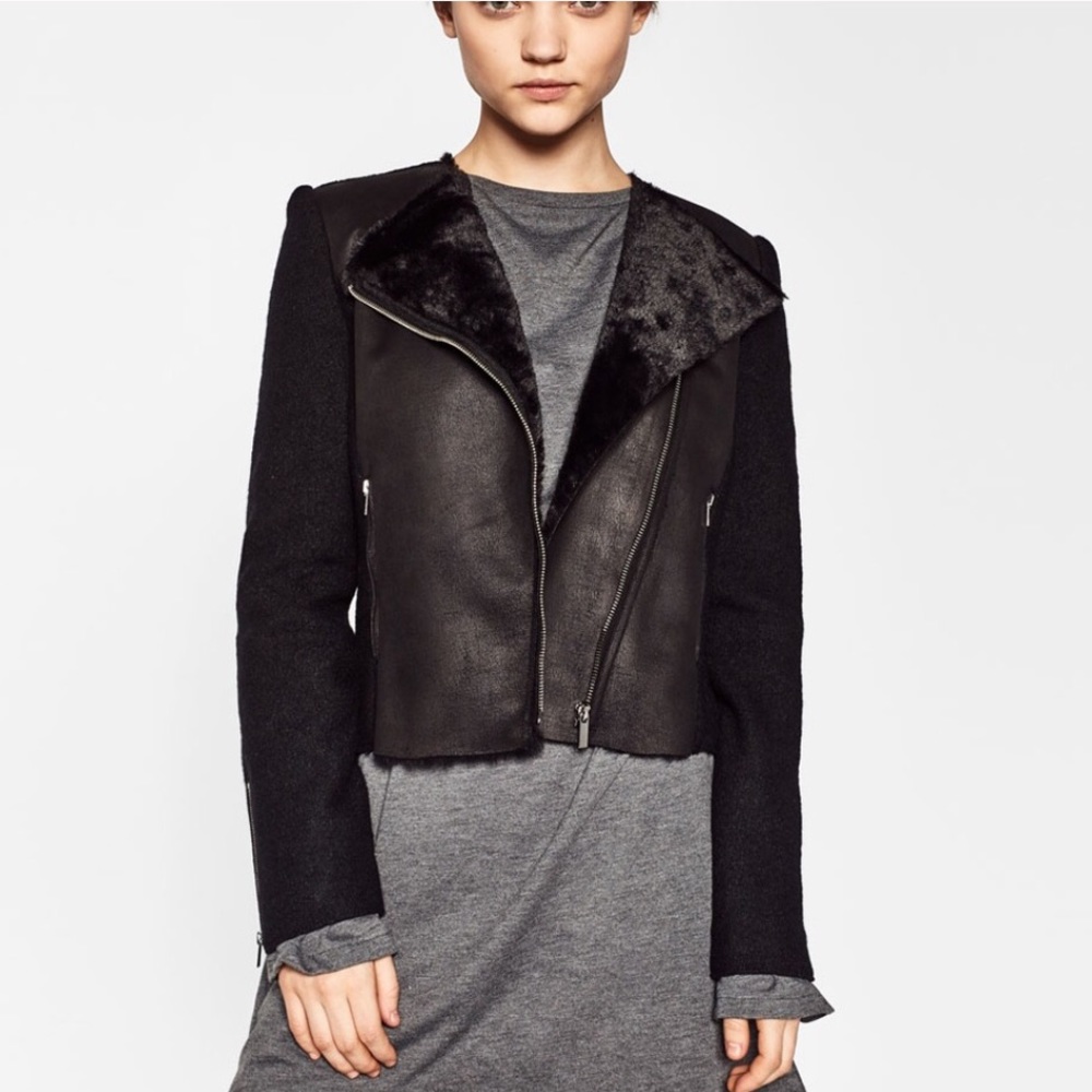 🖤 Zara TRF Moto Jacket 🖤